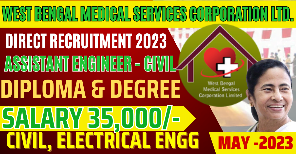 WBMSC Recruitment 2023: Apply For 147 Assistant Engineer And Sub ...