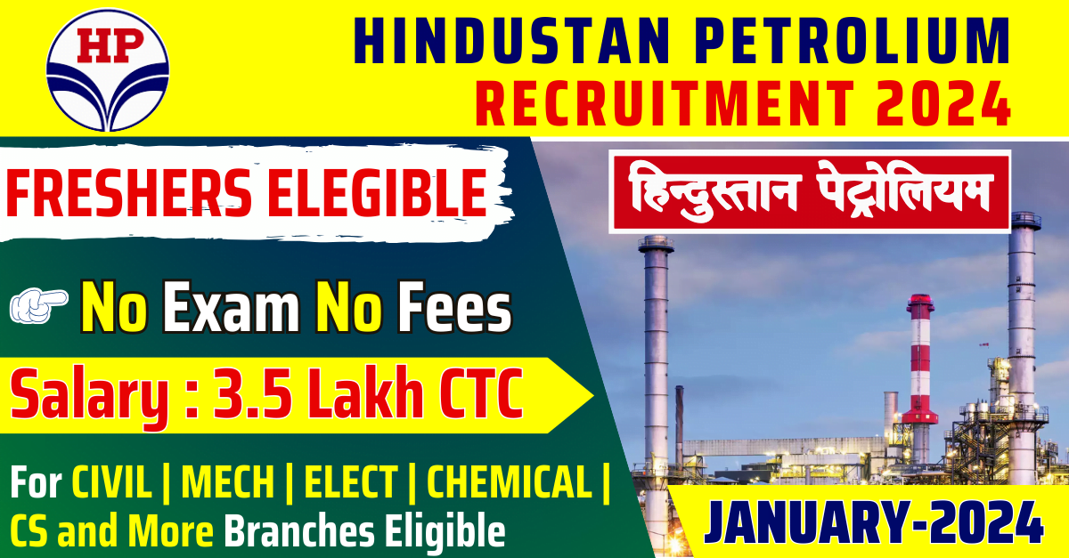 HPCL Hiring 2024 For Fresher Civil Engineers Apply Now   HPCL Hiring 2024 For Fresher Civil Engineers Apply Now  